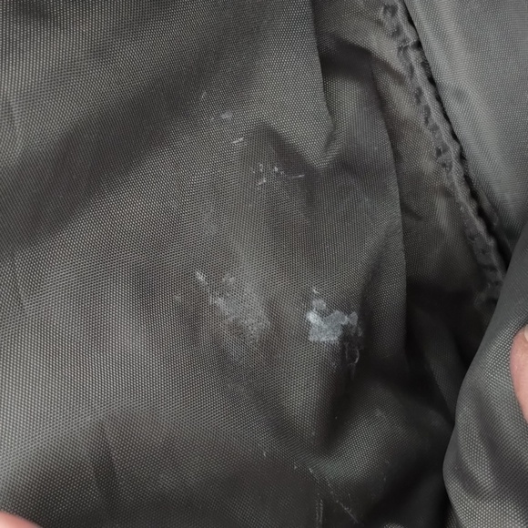 Tartan Twine quilted two part makeup bag zip top with gold tassels cream - Picture 9 of 13